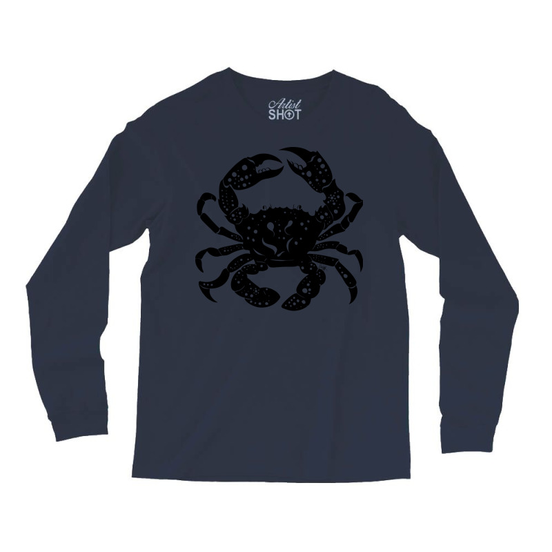 Huichol Crab Green Long Sleeve Shirts | Artistshot