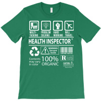 Health Inspector T  Multitasking Certified Job Gif T-shirt | Artistshot