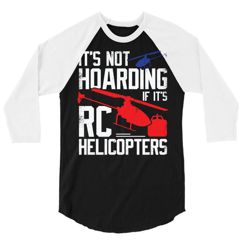 Model Rc Helicopter Hob Travel 3/4 Sleeve Shirt | Artistshot