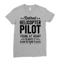 Retired Helicopter Pilot Funny Ladies Fitted T-shirt | Artistshot