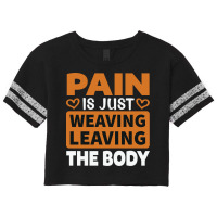 Pain Is Just Weaving Leaving The Body Trending Scorecard Crop Tee | Artistshot