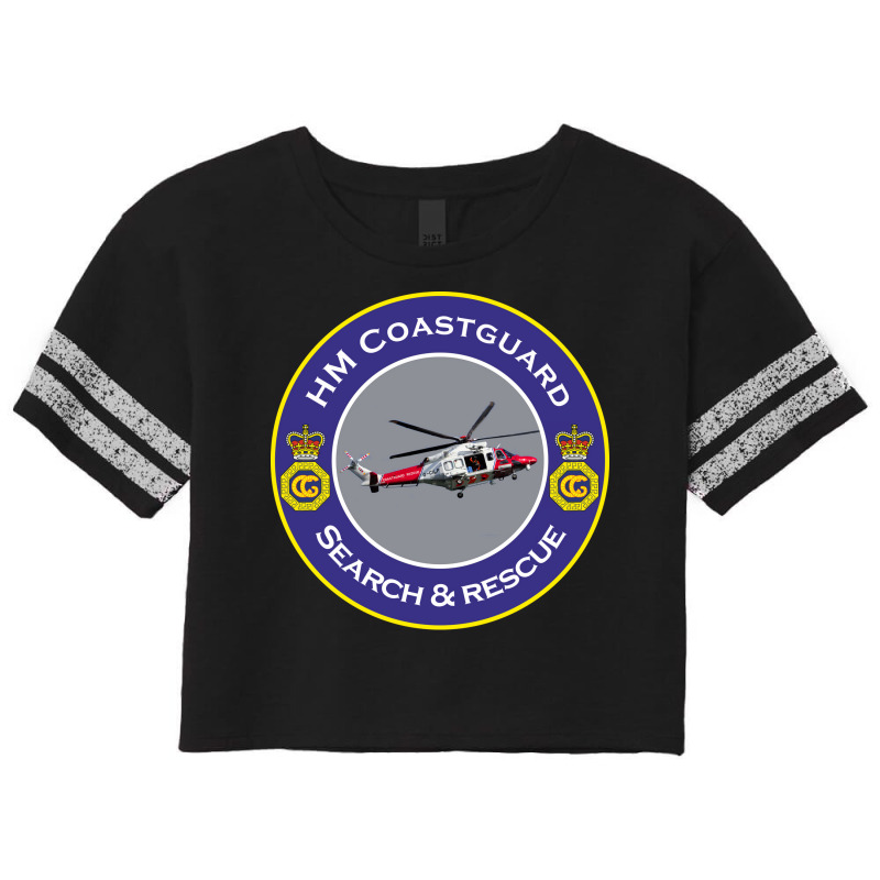 Hm Coastguard Search And Rescue Helicopter Funny Scorecard Crop Tee by rodsssusseh | Artistshot