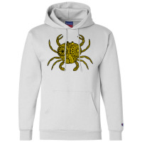 Mandala Crab Yellow And Black Aesthetic Champion Hoodie | Artistshot