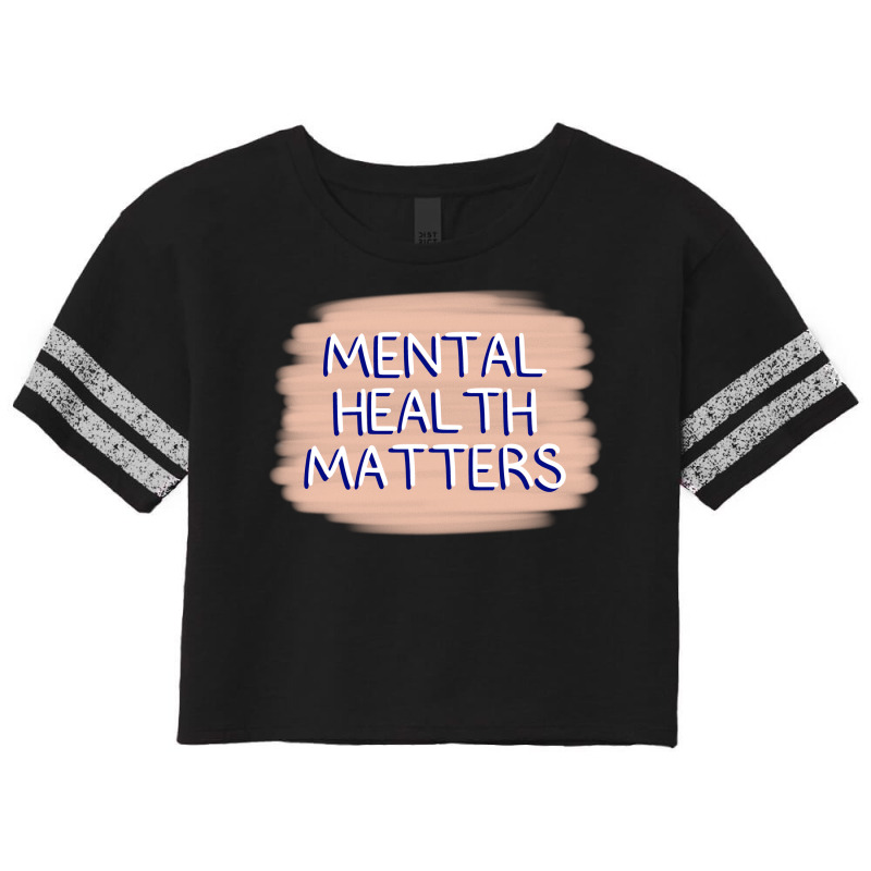 Mental Health Matters 70s Scorecard Crop Tee by ameshjhela6 | Artistshot