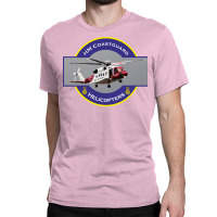 Hm Coastguard Search And Rescue Helicopter Red Classic T-shirt | Artistshot