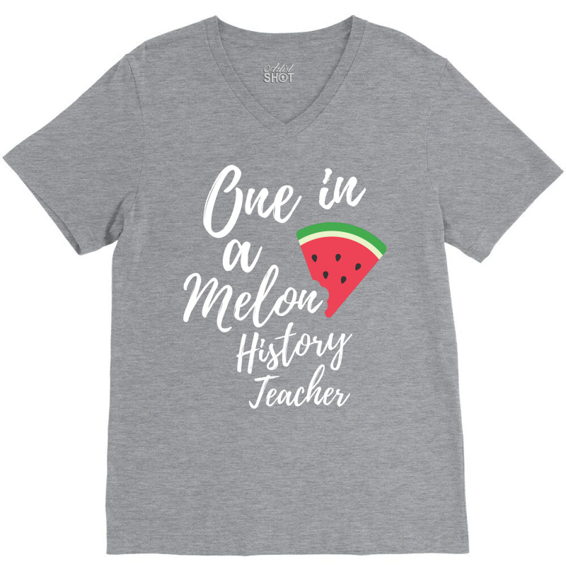 Appreciation Gift For History Teacher One In A Mel V-neck Tee | Artistshot