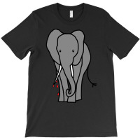 Animals With Sharp Teeth Elephant Nostalgia T-shirt | Artistshot