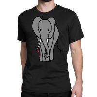 Animals With Sharp Teeth Elephant Nostalgia Classic T-shirt | Artistshot