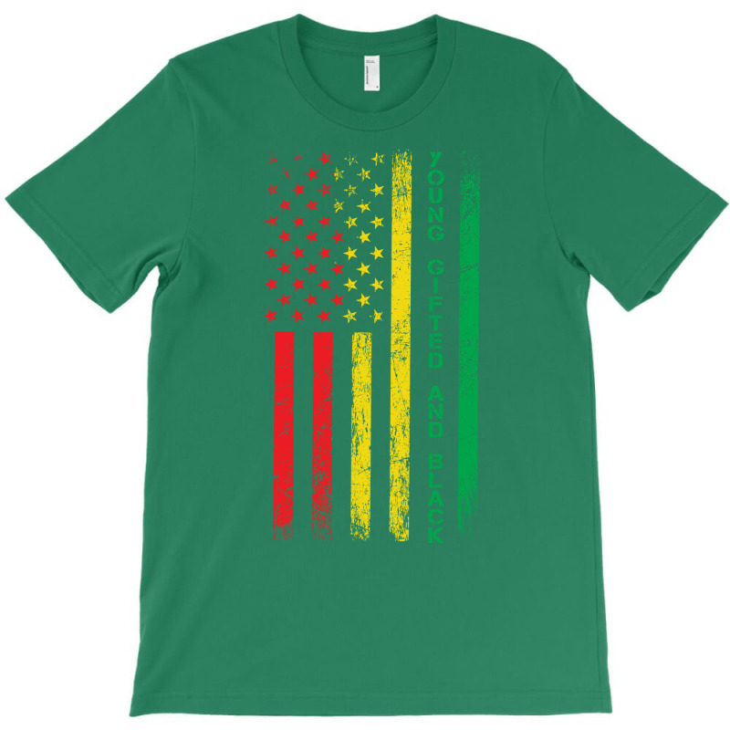 Black History Month Usa Grunge Flag Stars T-shirt | Artistshot