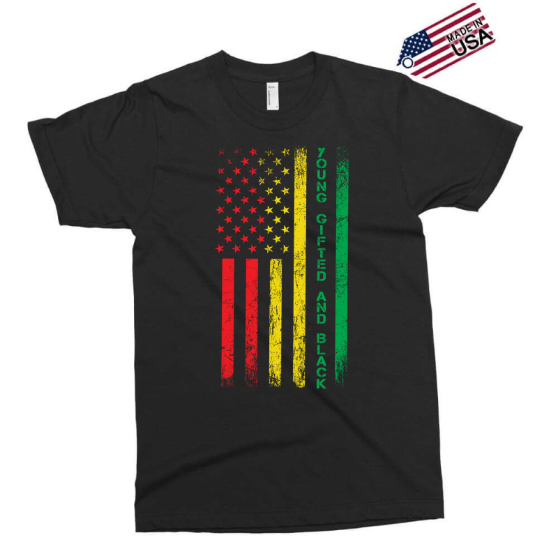 Black History Month Usa Grunge Flag Stars Exclusive T-shirt | Artistshot