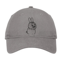 Cute Bunny Rabbit Wearing Halloween Horror Costume Adjustable Cap | Artistshot