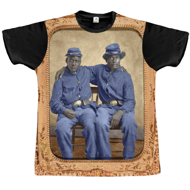 Brothers In Arms Civil War Union Soldiers 1860 Col Graphic T-shirt | Artistshot