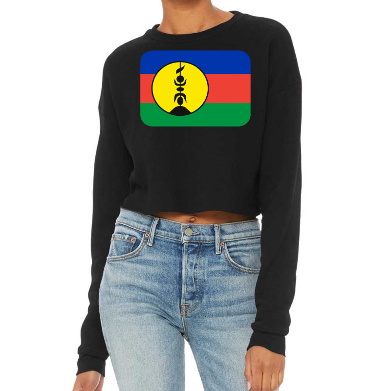 New Caledonia Flag Gift Cropped Sweater by zotyajhamylr | Artistshot