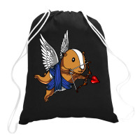 Guinea Pig Cupid Summer Drawstring Bags | Artistshot