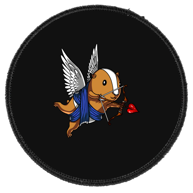 Guinea Pig Cupid Summer Round Patch | Artistshot