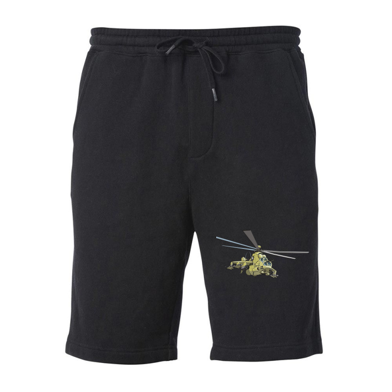 Cartoon Military Helicopter Vintage Fleece Short by zwicklruhsanw | Artistshot