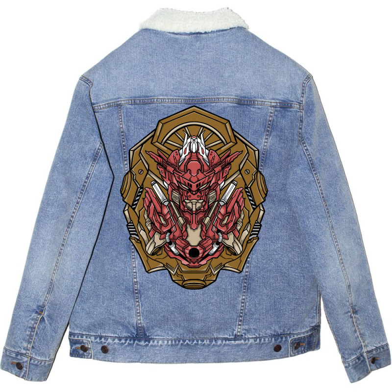 Japanese Animation Style Artwork Boy Unisex Sherpa-lined Denim Jacket | Artistshot