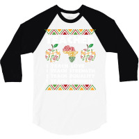 Teacherblack Women Teacher Afro Retro Black Histor 3/4 Sleeve Shirt | Artistshot