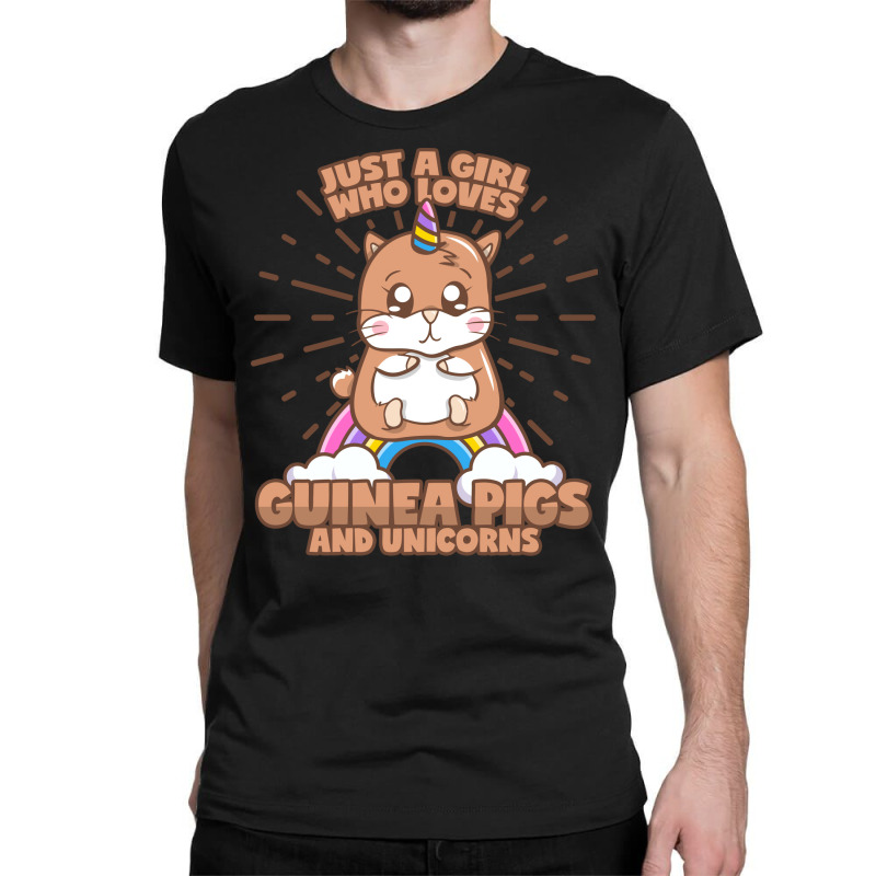 Guinea Pig Unicorn Girl Saying Cute Classic T-shirt | Artistshot