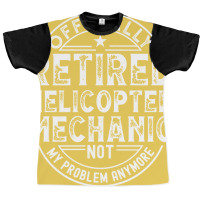 Retired Helicopter Mechanic Aesthetic Graphic T-shirt | Artistshot