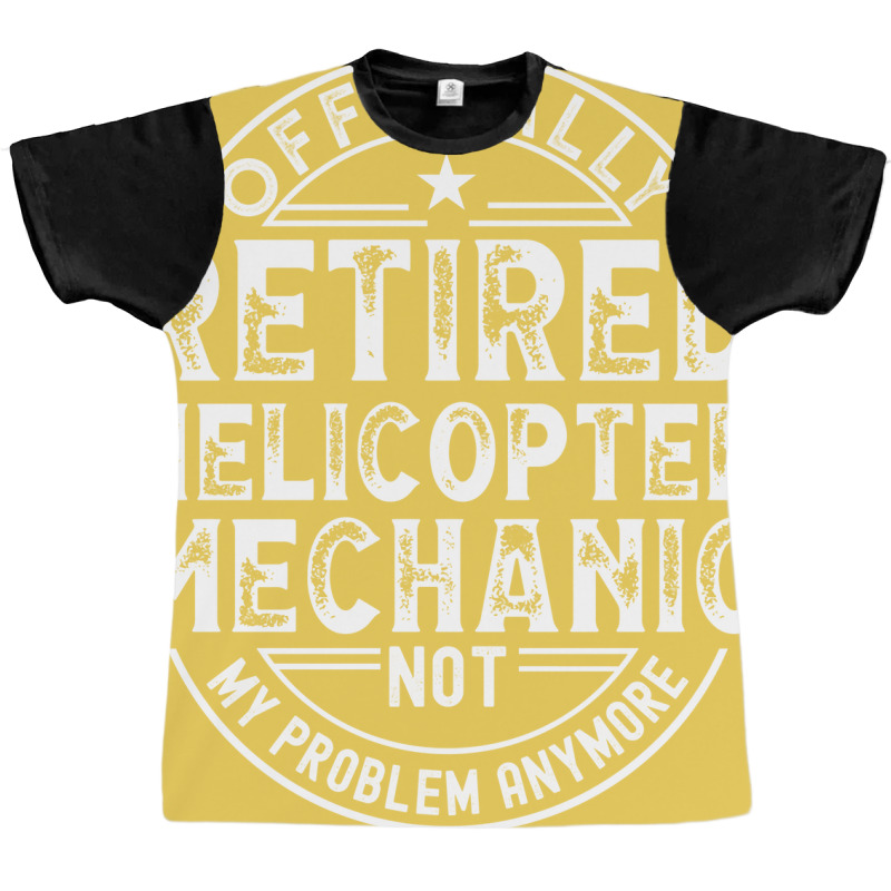 Retired Helicopter Mechanic Aesthetic Graphic T-shirt by arjazjenniav | Artistshot