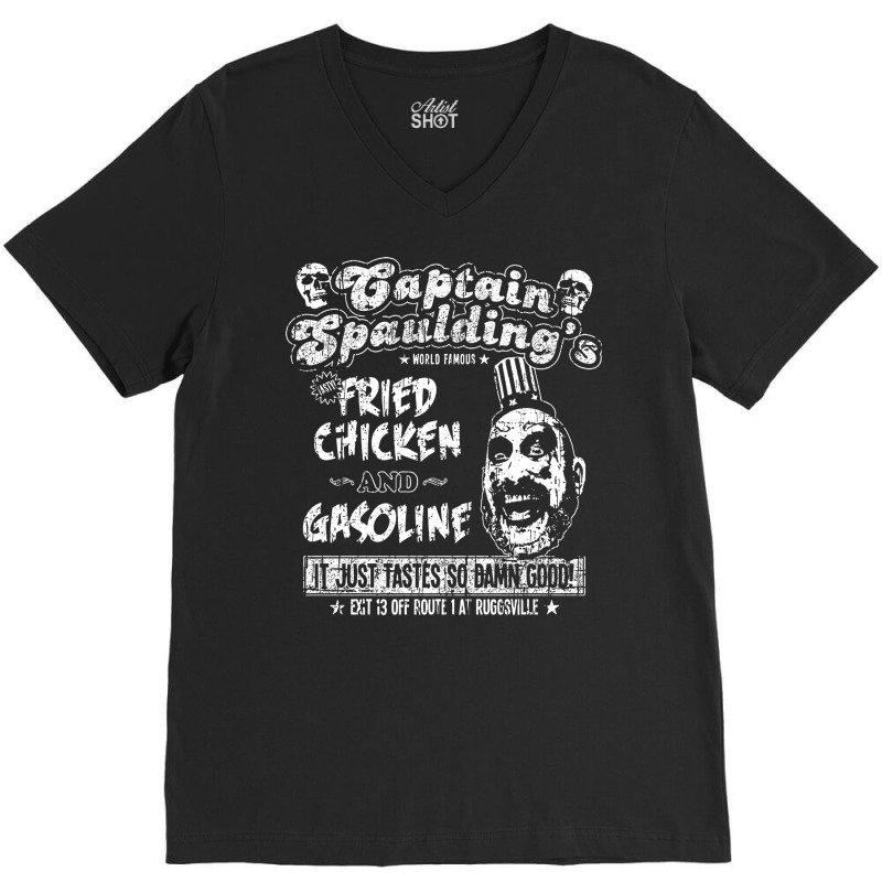 Vintage Horror Captain Spaulding Summer V-neck Tee | Artistshot