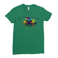 Dragon Attack Copter Summer Humor Ladies Fitted T-shirt | Artistshot