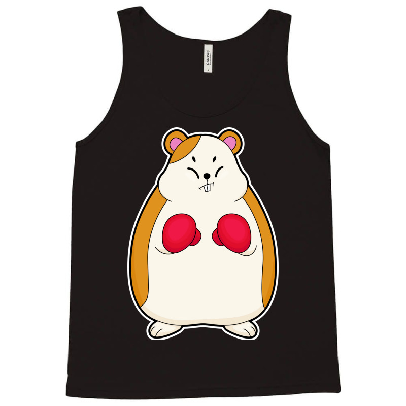 Hamster As Boxer With Boxing Gloves Quote Tank Top | Artistshot