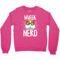 Wheek Nerd Design For A Cavy Owner Cool Crewneck Sweatshirt | Artistshot