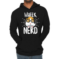 Wheek Nerd Design For A Cavy Owner Cool Lightweight Hoodie | Artistshot