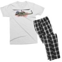 Patriotic Uh1n Iroquois Helicopter Cool Men's T-shirt Pajama Set | Artistshot