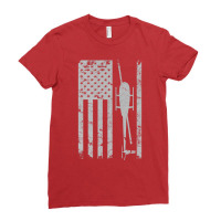 R22 Helicopter Vintage Flag Cute Ladies Fitted T-shirt | Artistshot