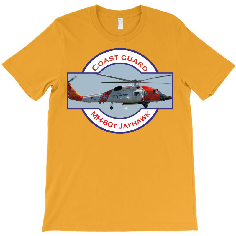 Us Coastguard Search And Rescue Helicopter Stars T-shirt | Artistshot