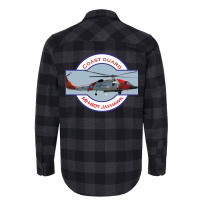 Us Coastguard Search And Rescue Helicopter Stars Flannel Shirt | Artistshot