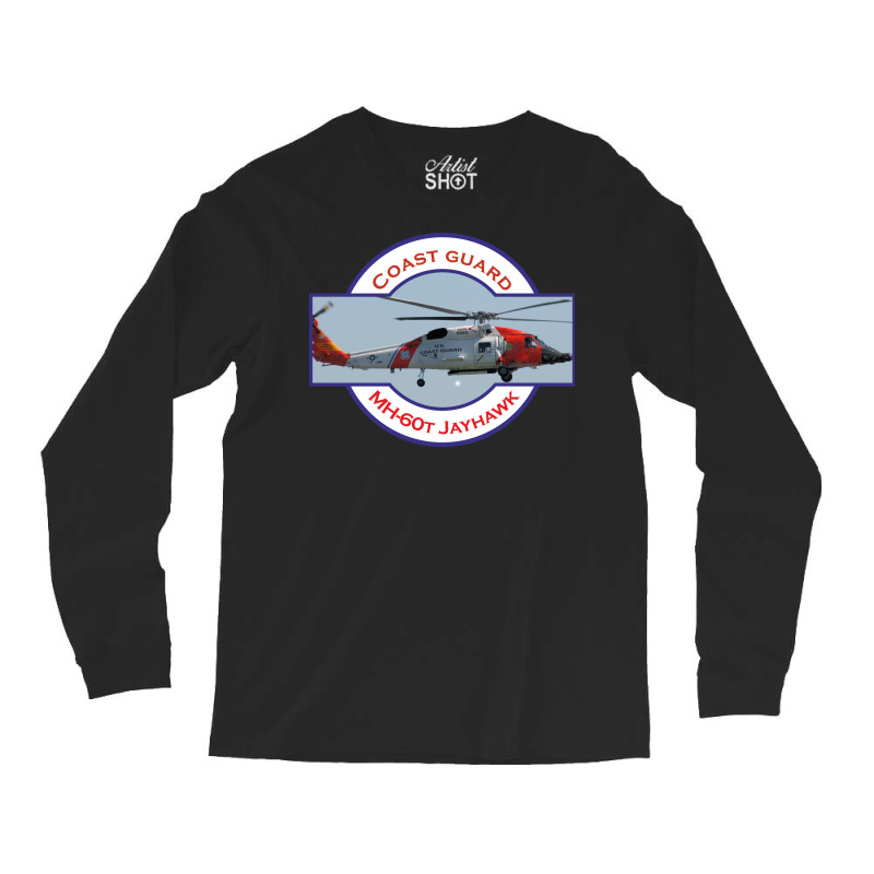 Us Coastguard Search And Rescue Helicopter Stars Long Sleeve Shirts | Artistshot