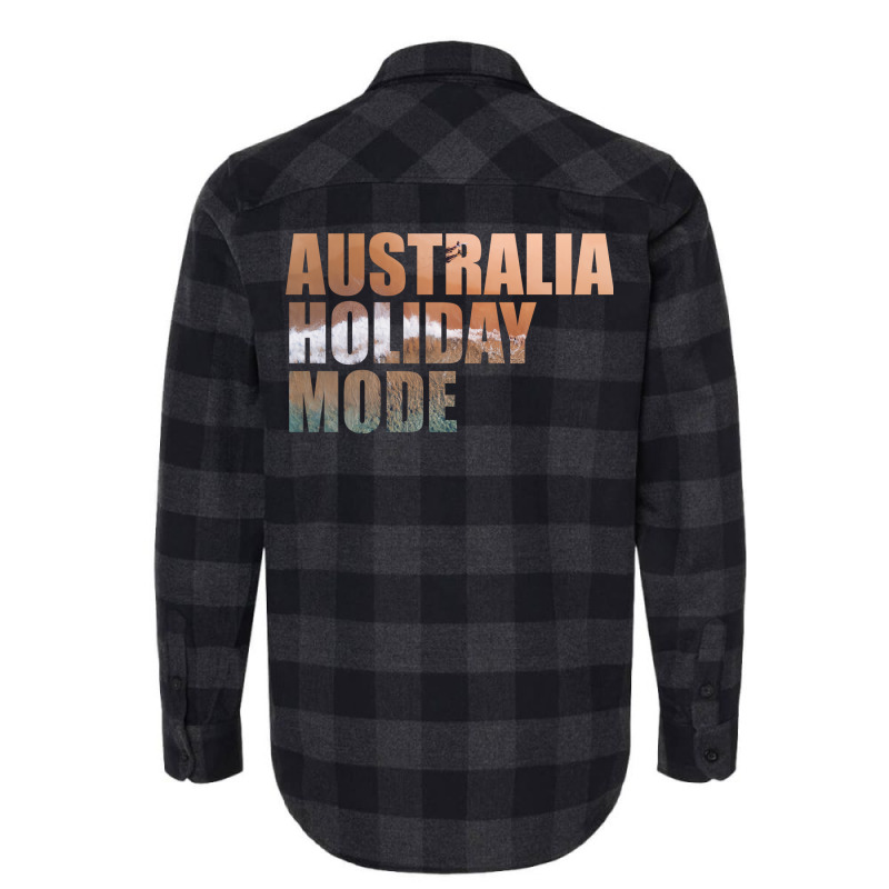 Australia Holiday Mode Beach Nature Flannel Shirt by anwtizahlest | Artistshot