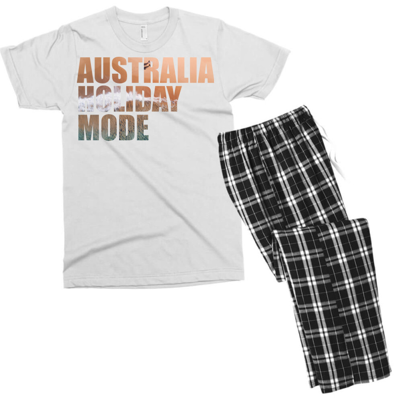 Australia Holiday Mode Beach Nature Men's T-shirt Pajama Set by anwtizahlest | Artistshot