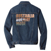 Australia Holiday Mode Beach Nature Men Denim Jacket | Artistshot