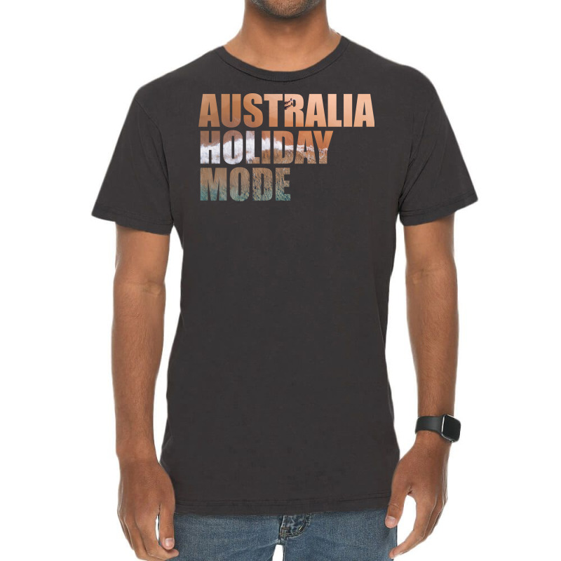 Australia Holiday Mode Beach Nature Vintage T-Shirt by anwtizahlest | Artistshot