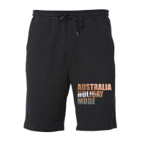 Australia Holiday Mode Beach Nature Fleece Short | Artistshot