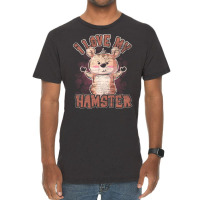 Love Hamster Vintage Girl Vintage T-shirt | Artistshot