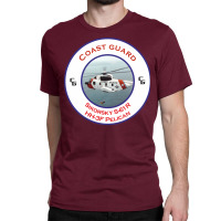 Us Coastguard Search And Rescue Helicopter Aesthet Classic T-shirt | Artistshot