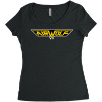 Airwolf Vhs  Funny Women's Triblend Scoop T-shirt | Artistshot