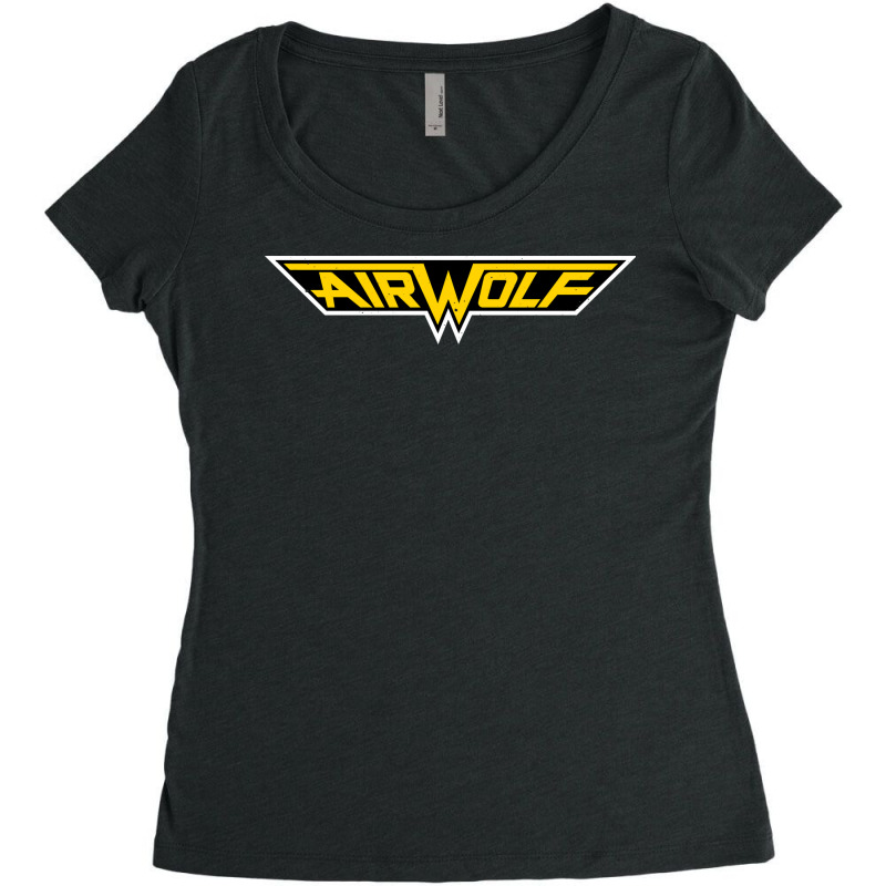 Airwolf Vhs  Funny Women's Triblend Scoop T-shirt by sajebdaraziw | Artistshot