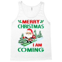 Merry Christmas Travel Yellow Tank Top | Artistshot