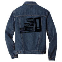 The Boss Cooks Here... And No One Complains. Chef Men Denim Jacket | Artistshot