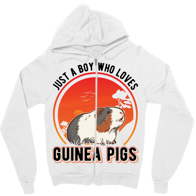 Guinea Pig Young 70s Zipper Hoodie | Artistshot