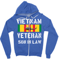 Vietnam Veteran Son In Law Funny Zipper Hoodie | Artistshot