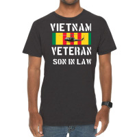 Vietnam Veteran Son In Law Funny Vintage T-shirt | Artistshot