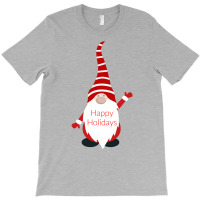 Happy Holidays Gnome Gift T-shirt | Artistshot